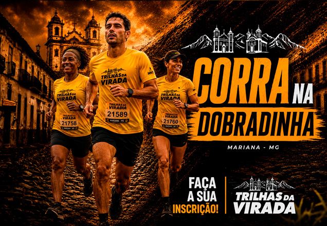 Corredores em equipe na dobradinha da Trilhas da Virada